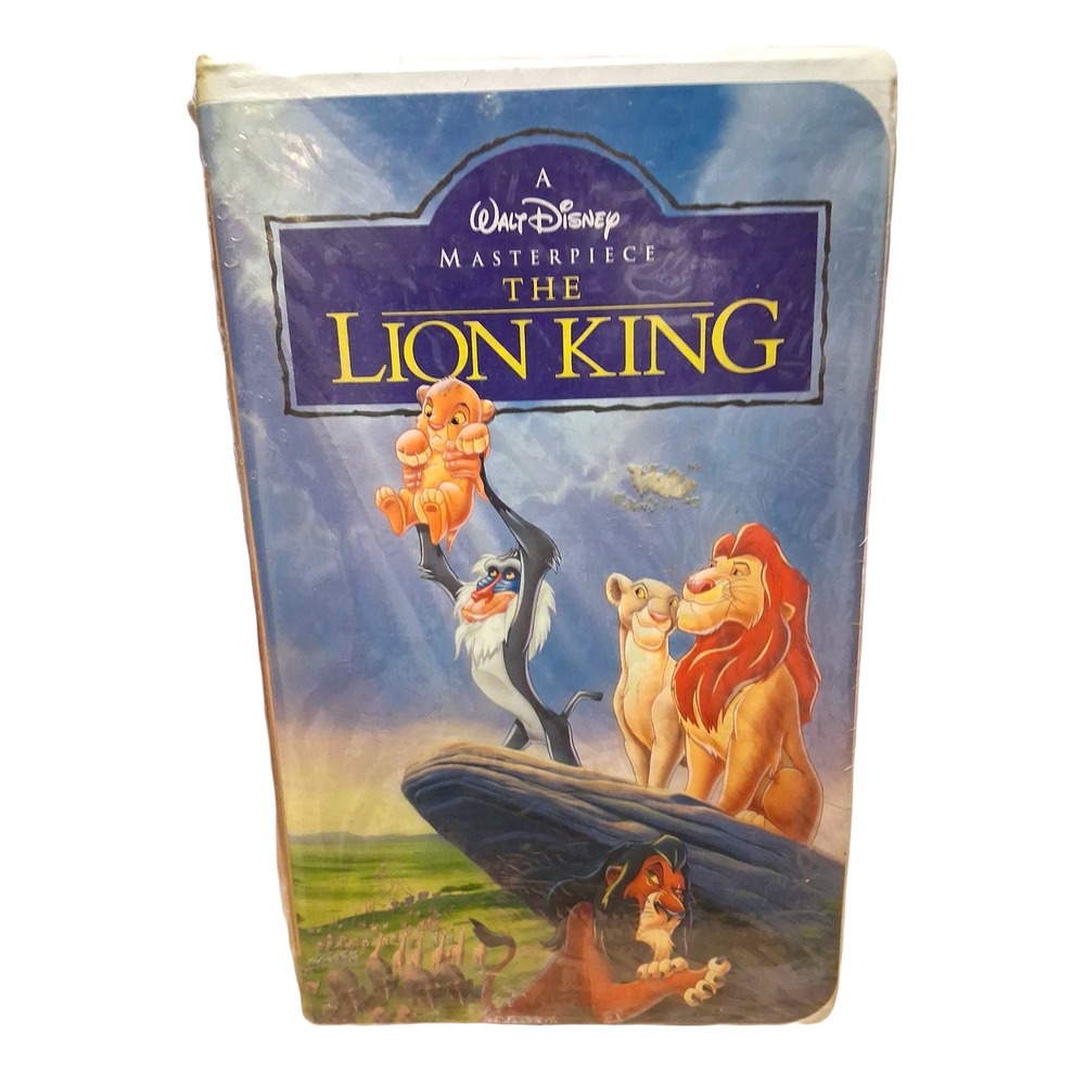 Vintage 1995 Disney The Lion King VHS Walt Disney Classic Movie Clamshell Sealed